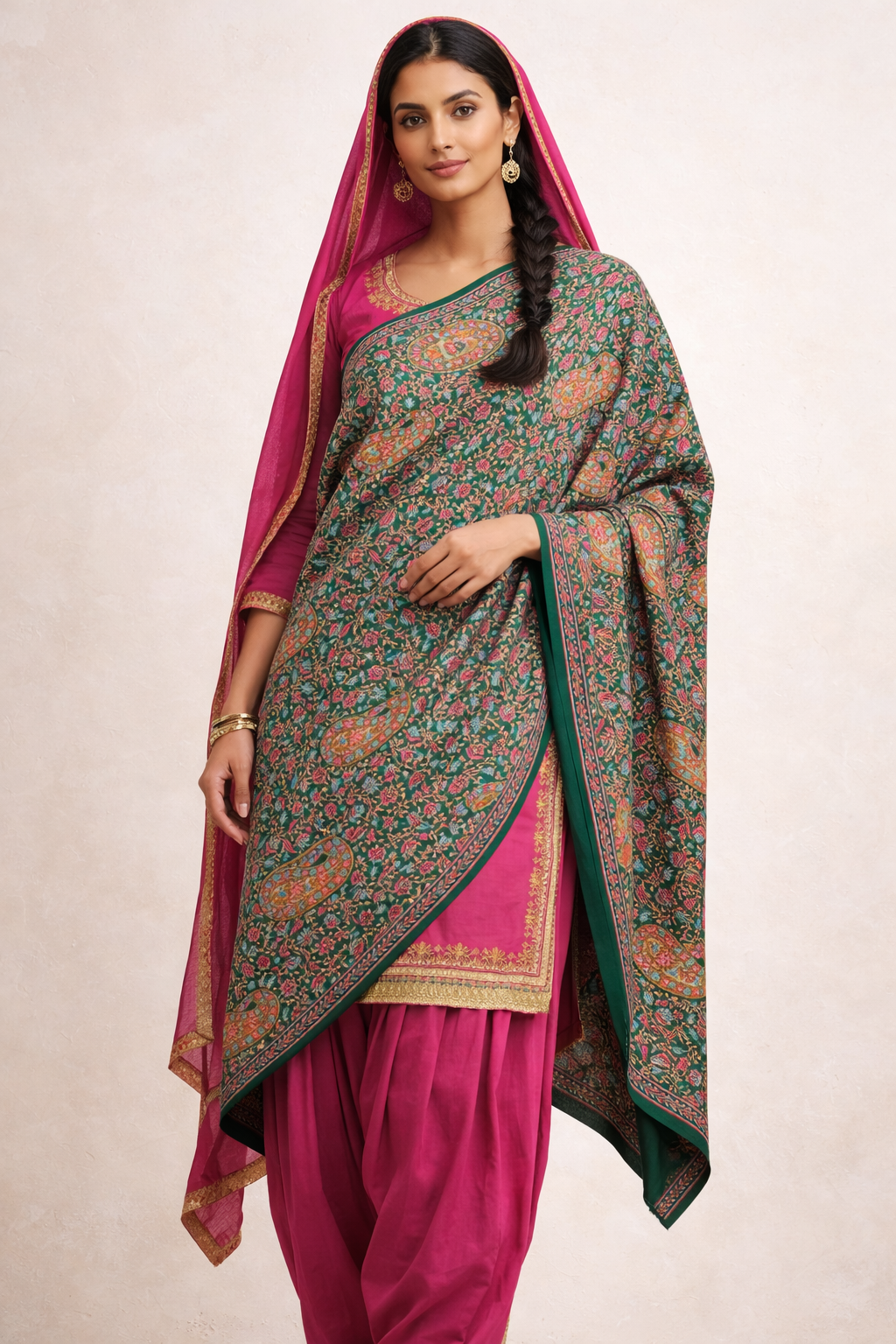 Ambi Noor™ – Limited Edition Sozni Jamawar Shawl