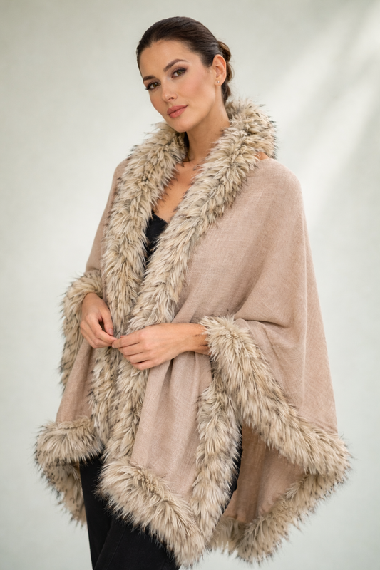 Premium Pashmina Blend Stole – Soft Beige