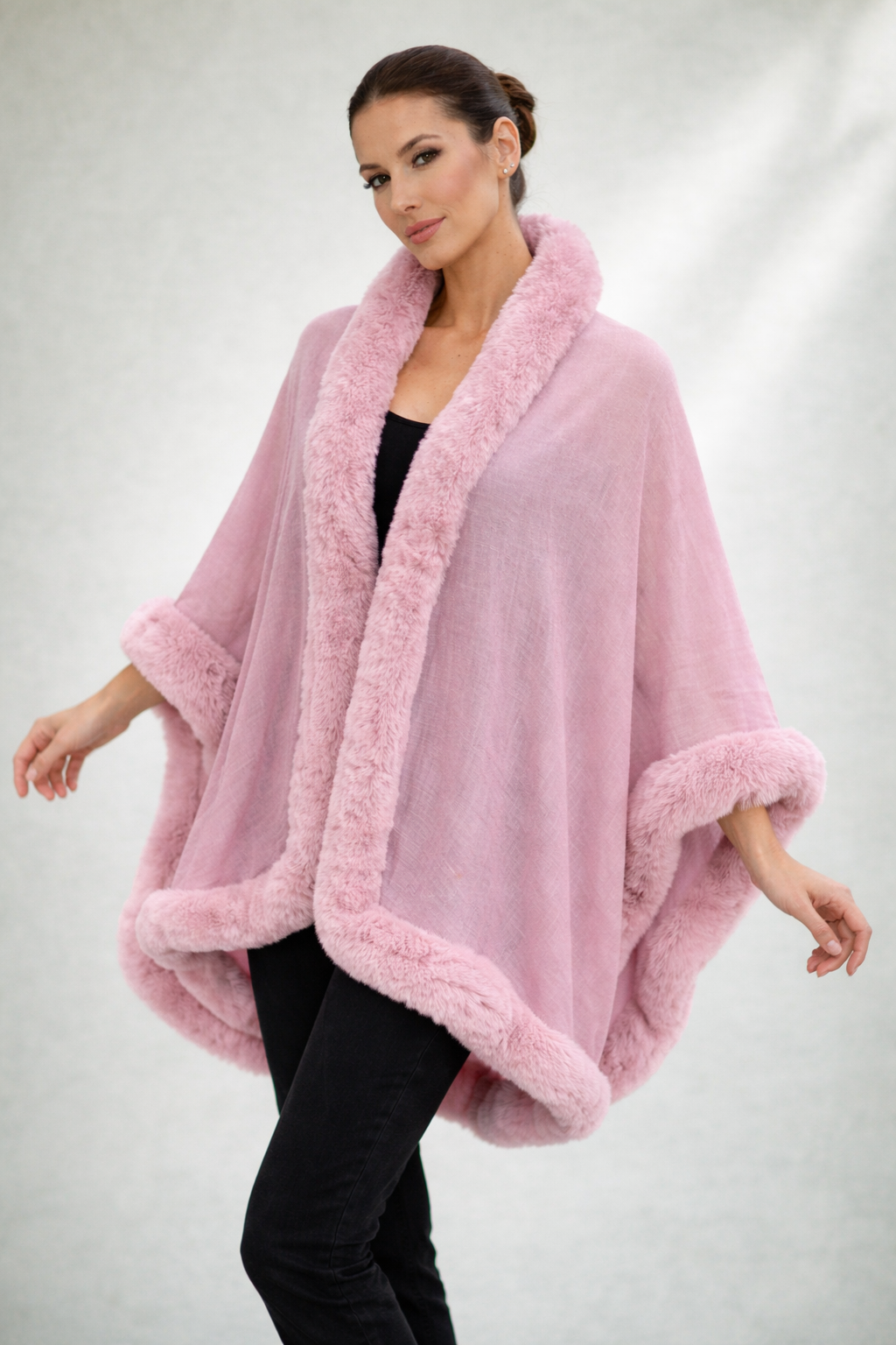 Premium Pashmina Blend Stole – Blush Pink