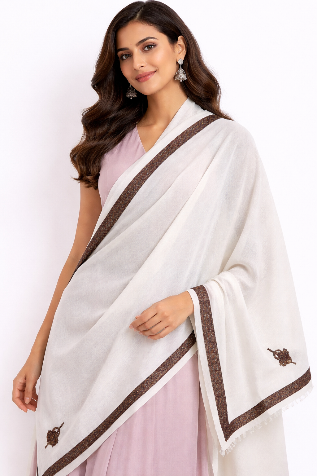 The Kashmiri 'Kunj' Silhouette Stole