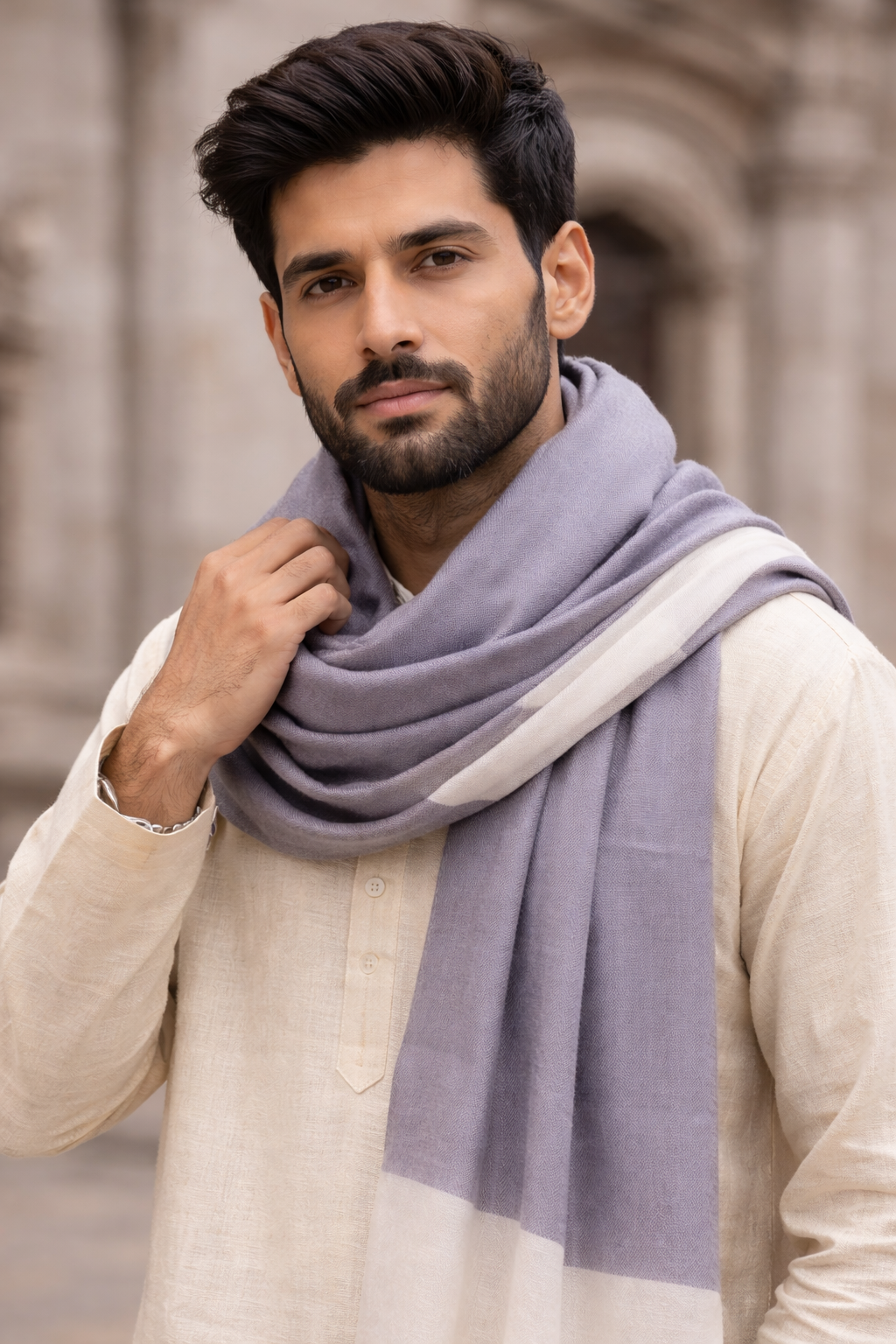 Heritage Pure Pashmina Gents Shawl – Royal FW Collection