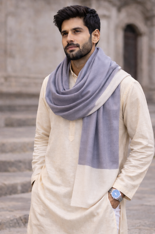 Heritage Pure Pashmina Gents Shawl – Royal FW Collection