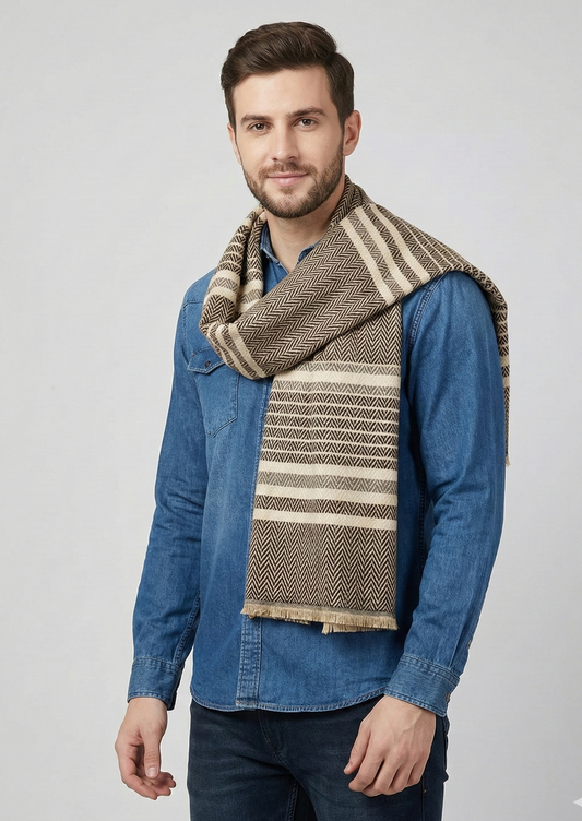 The Heritage Herringbone Stole